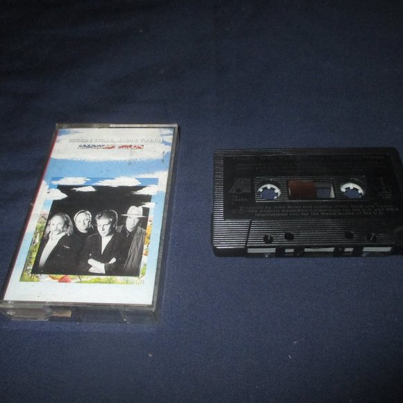Crosby, Stills, Nash, & Young - American Dream on cassette (Atlantic, 1988) - Picture 1 of 4